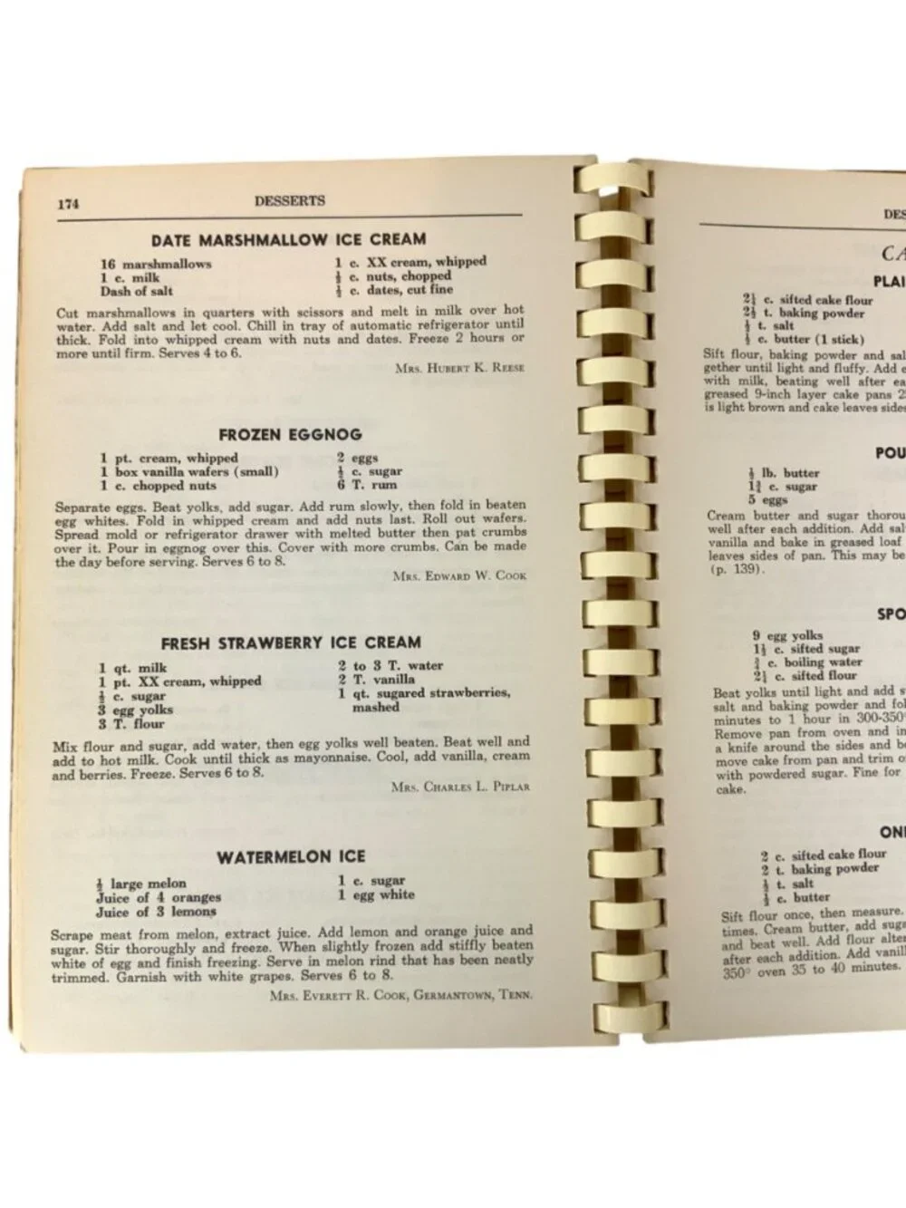 Vintage The Memphis Cook Book 13th Ed 1969 Junior League Tennessee Spiral Bound